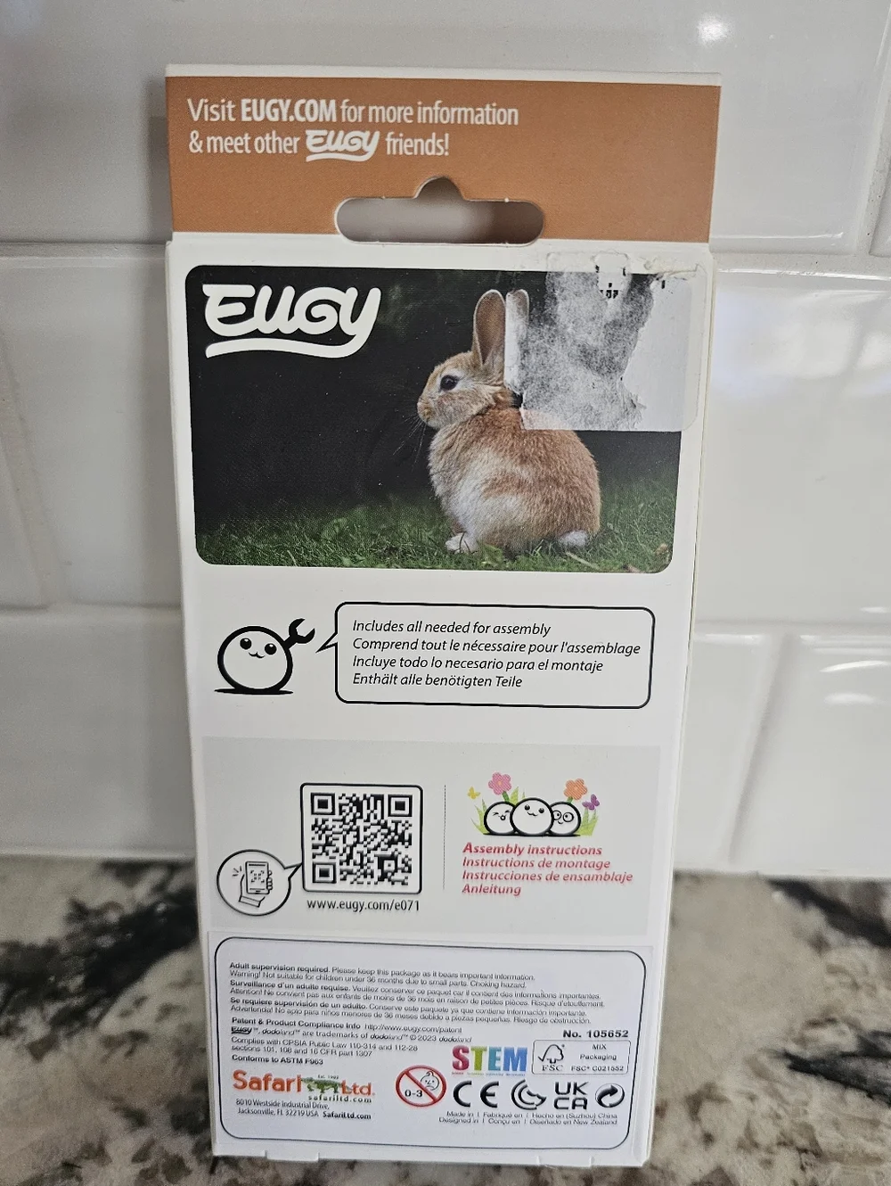 NWT Eugy Rabbit 3D Puzzle - Picture 3 of 6